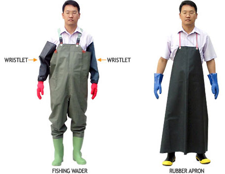 Fishing wader & rubber apron, Fishing Wears